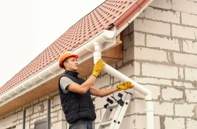 Pose et remplacement de gouttières à Yainville
